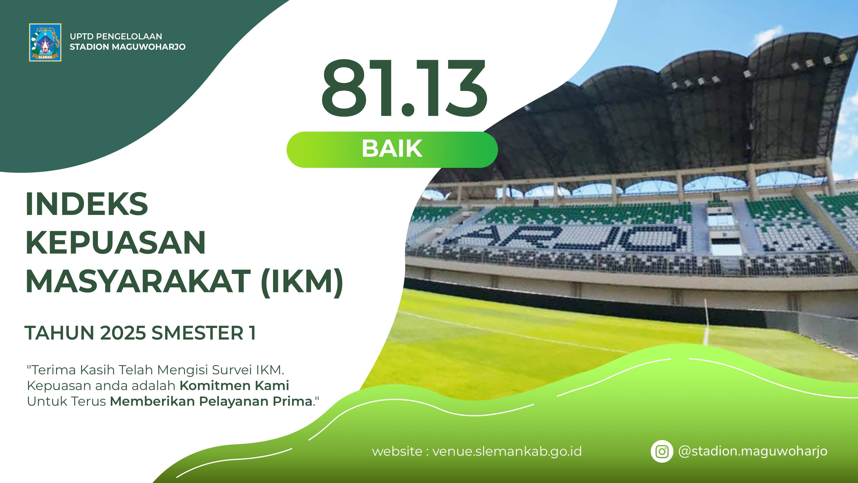Nilai IKM UPTD Stadion Maguwoharjo